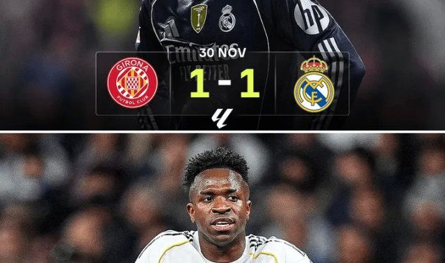 开云体育官方-总共丢了4分！皇马本赛季两次对阵吉罗纳均1-1战平